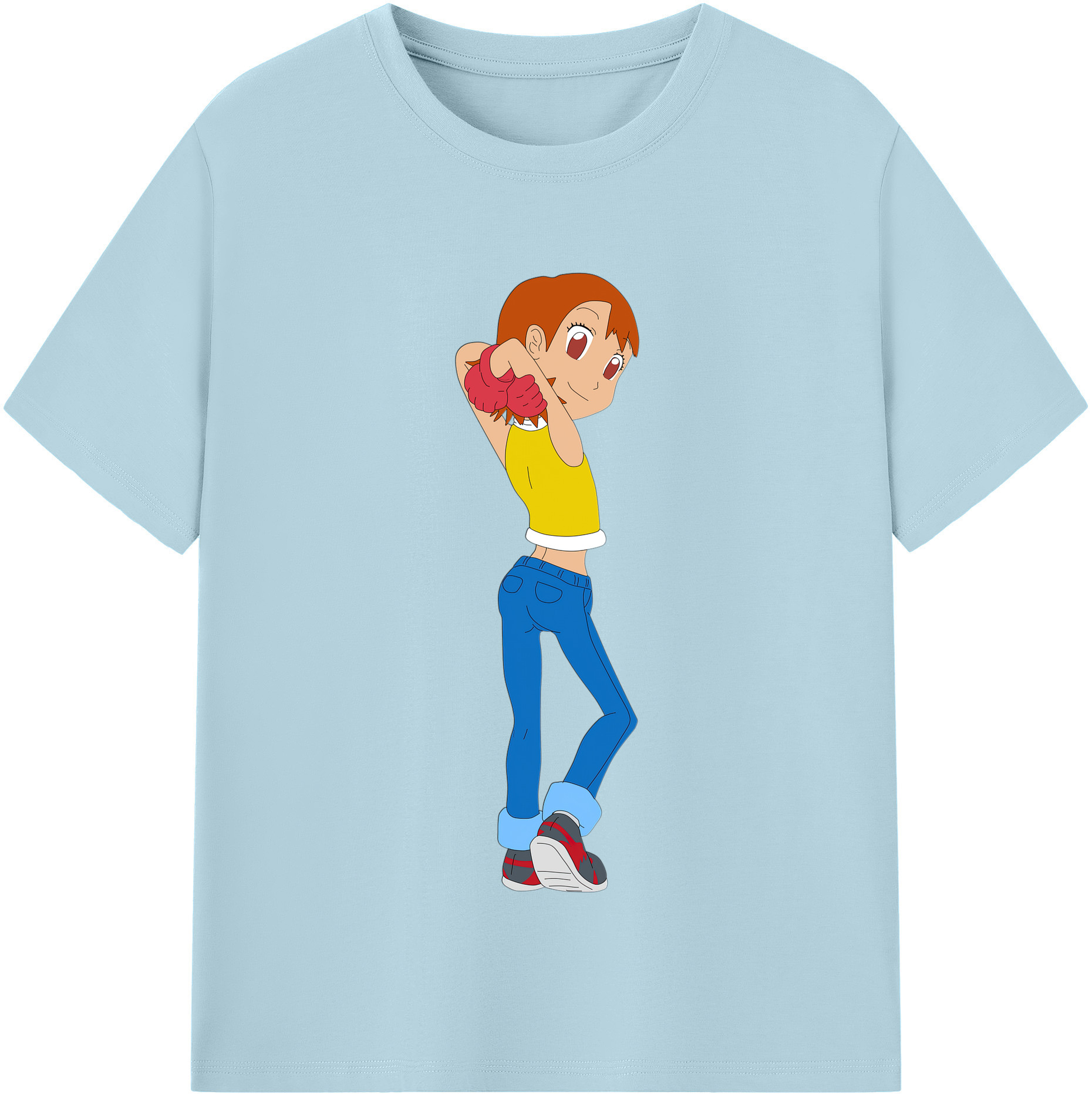 （画像用） Digimon デジタルモンスター/デジモン 綿100％半袖Tシャツ（フロントプリント）